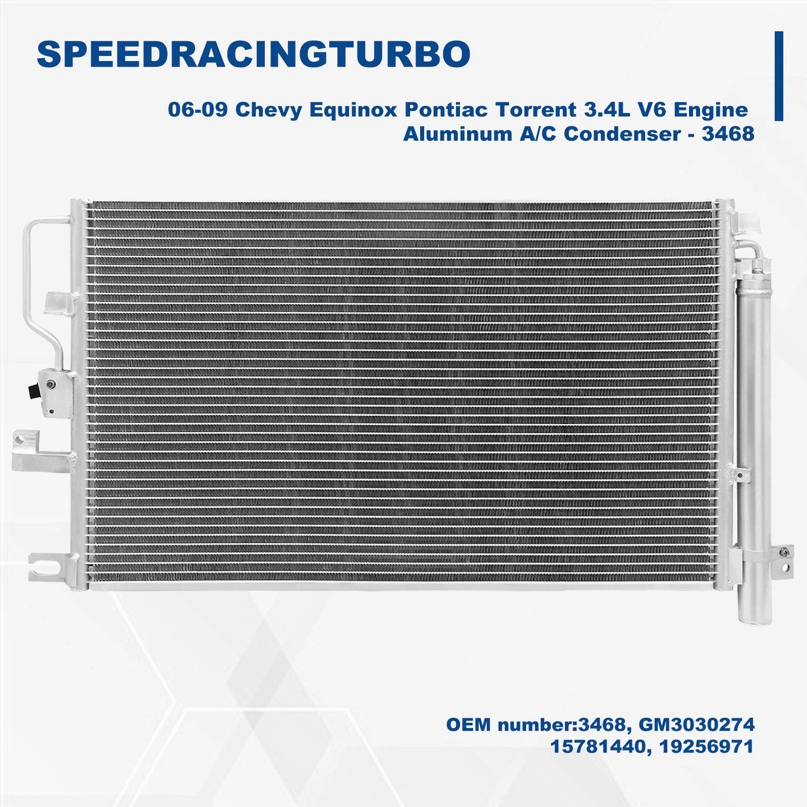 A/C Condenser for Chevrolet Equinox, Torrent (2006–2009) 3.4L 3468