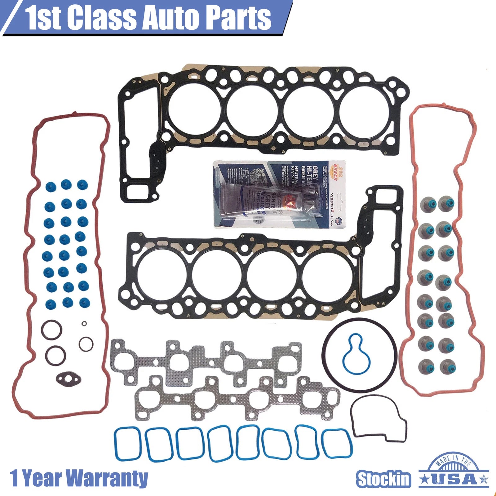 Head Gasket Set for Dodge Jeep Chrysler Aspen 4.7L V8 (2007–2009)