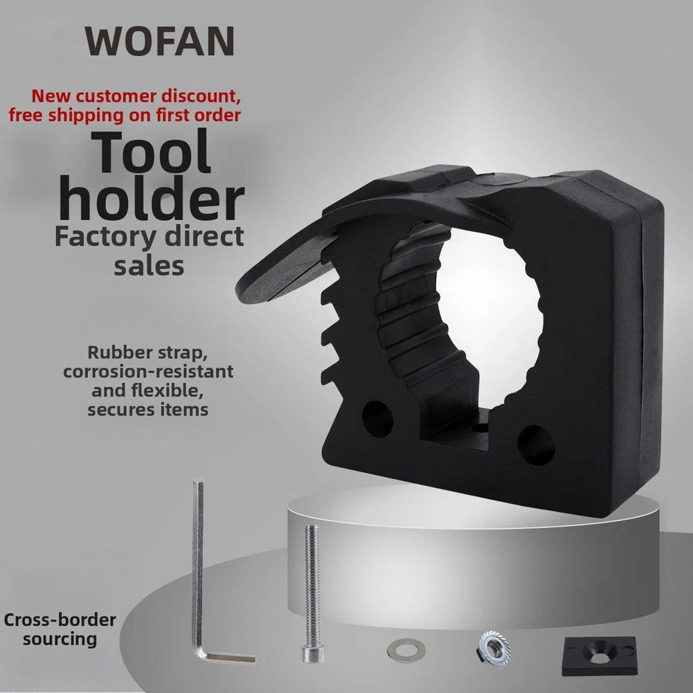 Quick Release Rubber Tool Holder Clamp for Cars RVs Boats (3-4cm)