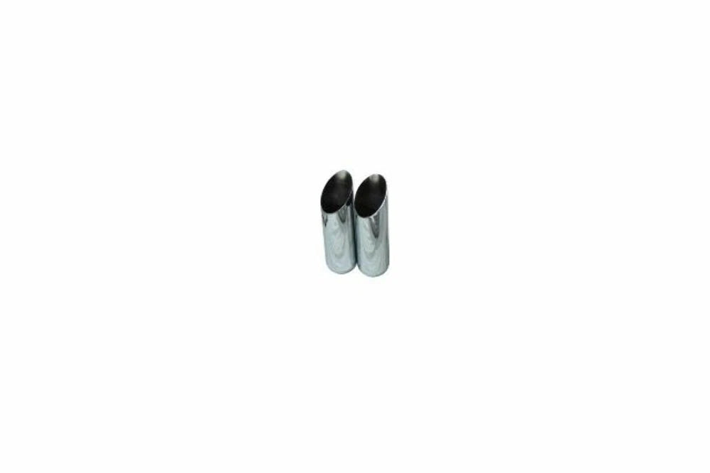 2.5" Dual Exhaust Kit for Chevy GMC 1500 (2019-2025) with Slash Tips