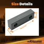 1.5" Rear Lowering Block for Chevy C-10 Suburban (1967–1972) 2WD Billet