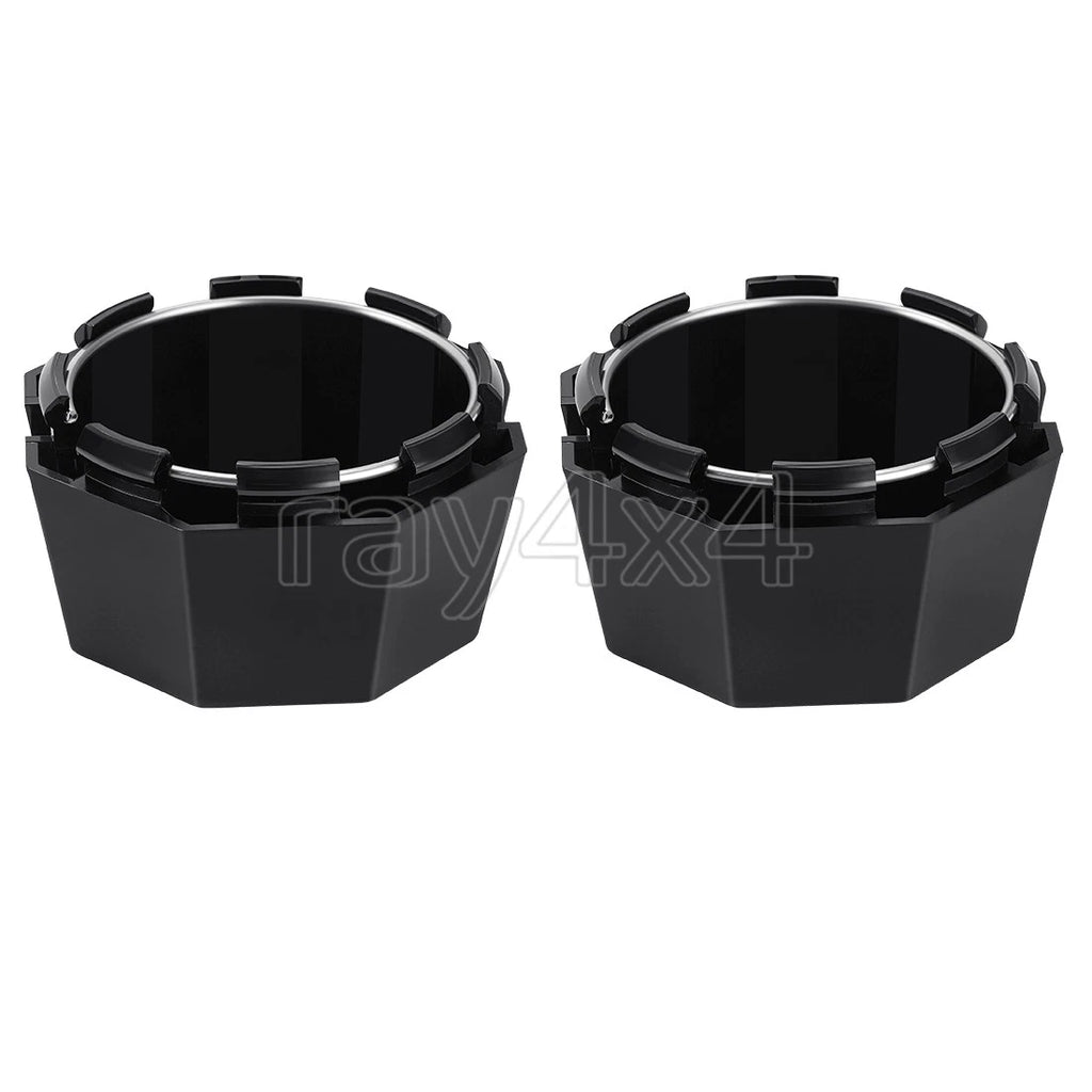 2 Matte Black Hub Caps for Polaris Sportsman 570 (Only TO 6/20/2024) 5451374-458