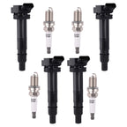 Set of 4 Ignition Coils & Spark Plugs for Toyota Matrix Corolla Camry 2.4L (2006–2012)