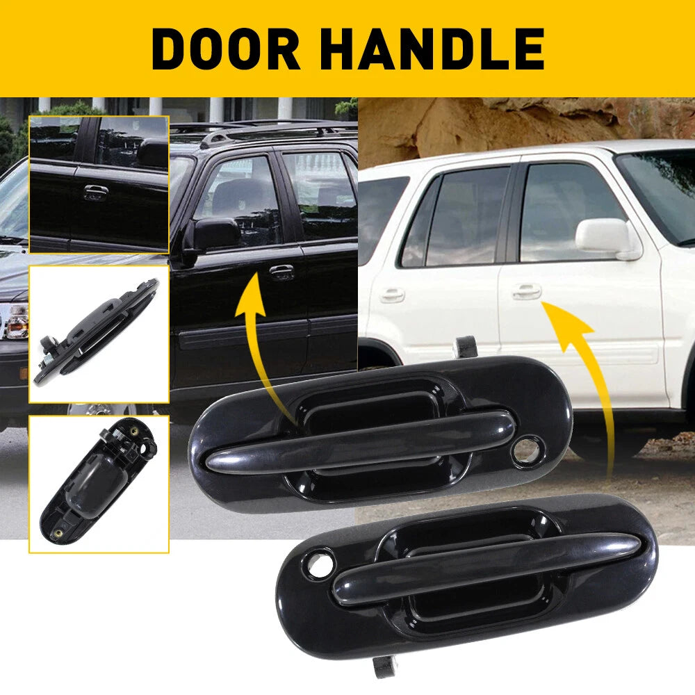 Set of 2 Front Outer Door Handles for Honda CR-V (1997–2001)