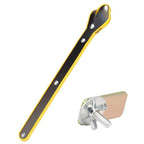 Hand Crank Ratchet Wrench for Car Jack Use (15 Degree Angle)