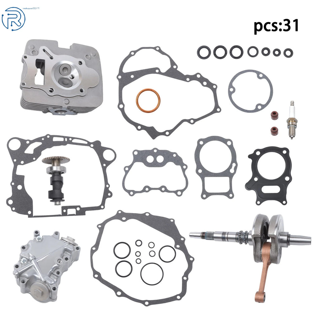 Engine Crankshaft & Cylinder Head Set for Honda TRX250