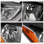Right Side Headlight for Nissan Kicks (2018–2020) Amber Corner Chrome
