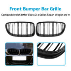 Gloss Black Front Kidney Grille for BMW 3 Series (2009–2012)