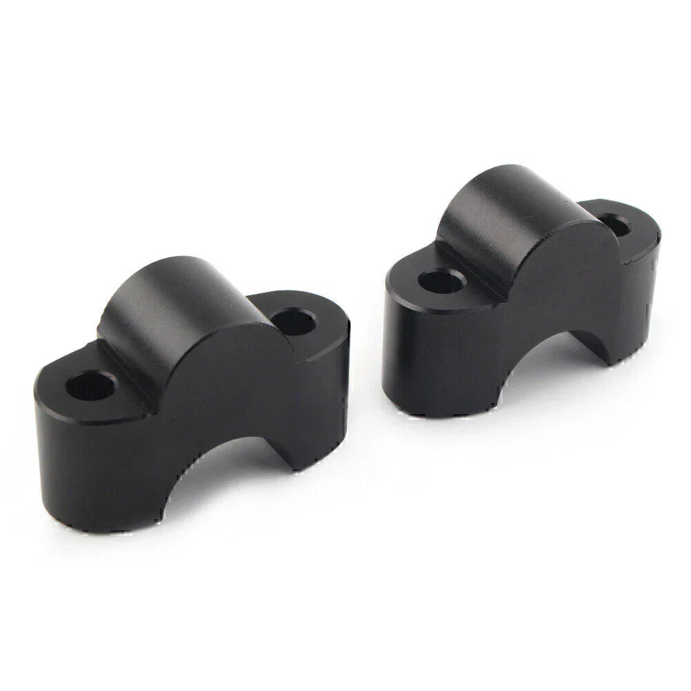 Black Handlebar Riser Adapters for Kawasaki Z900RS (2018-2020)