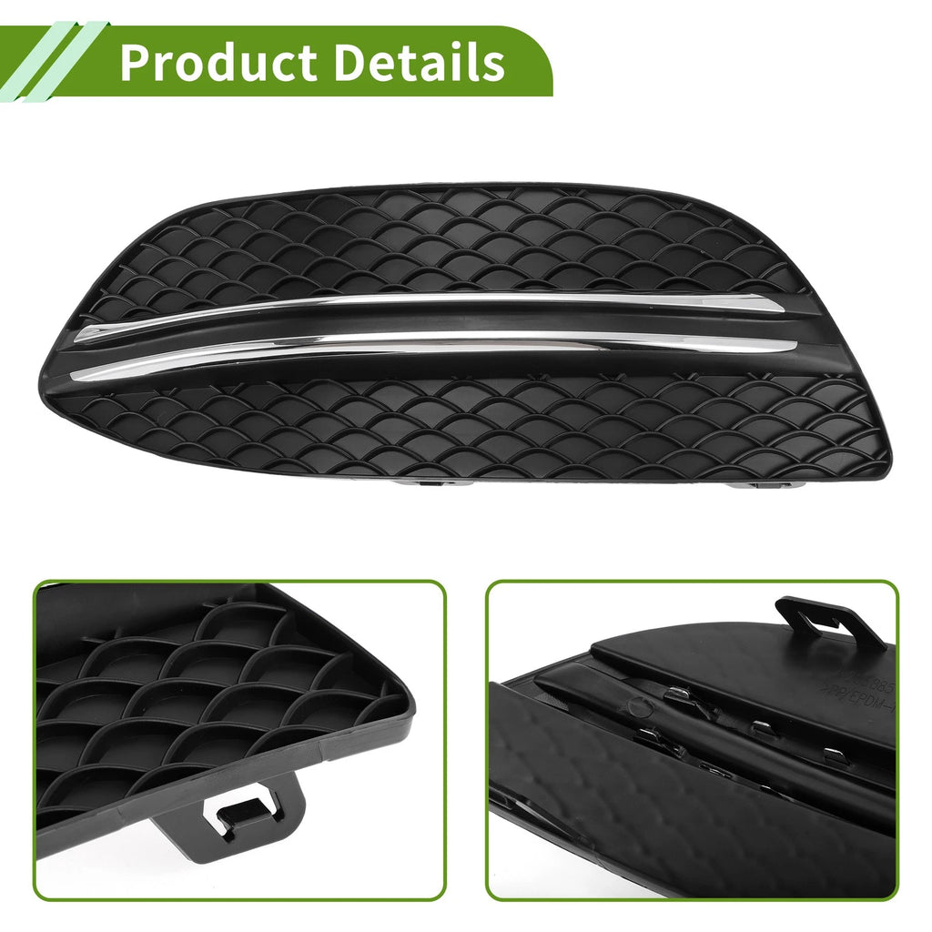 1Pc Fog Light Grill for Mercedes Benz C-Class (2015–2018) No. 2058851123