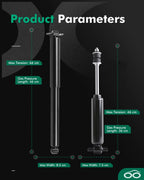 Front Rear Shocks Struts for Chevrolet Express 2500 3500 (1996–2013)