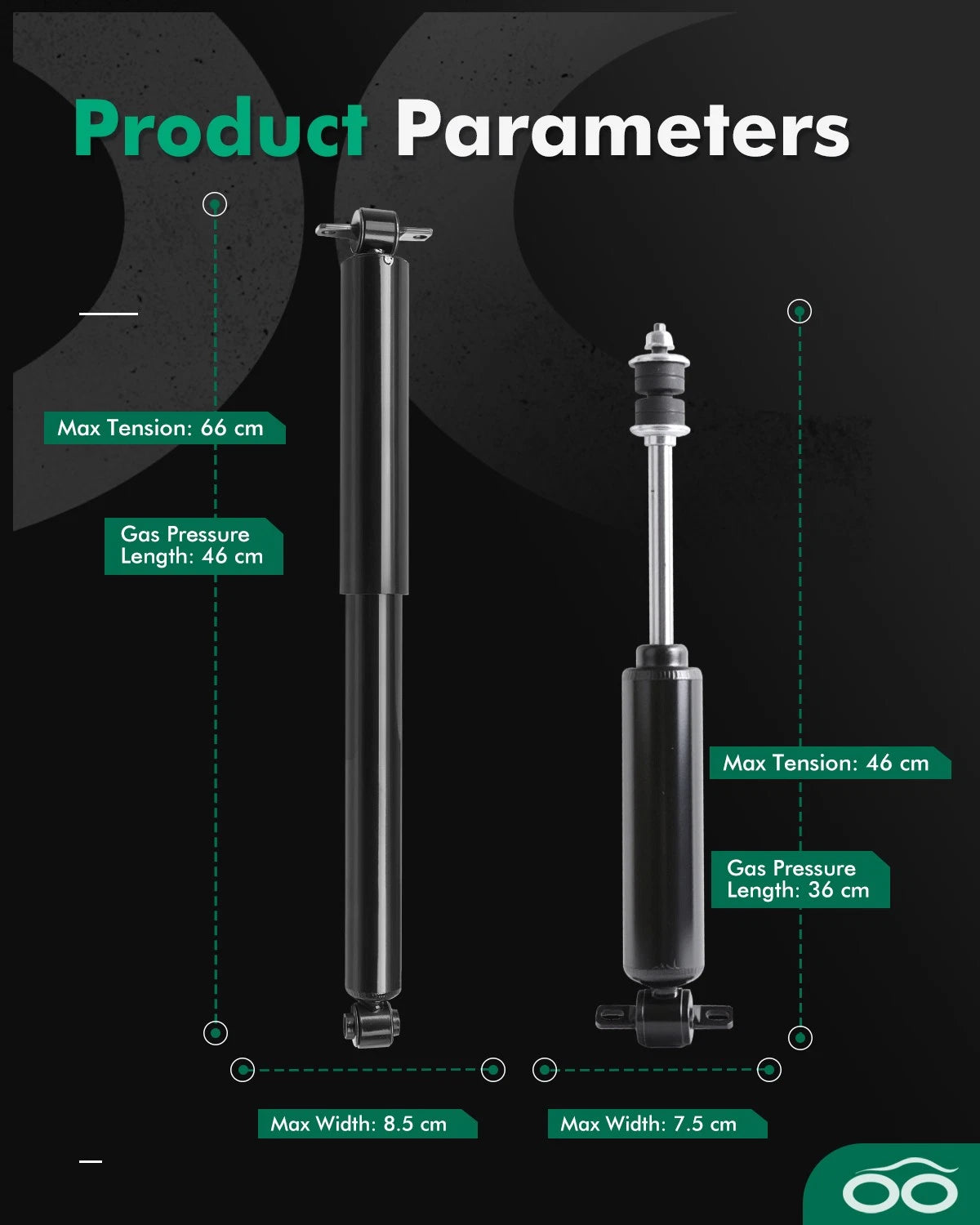 Front Rear Shocks Struts for Chevrolet Express 2500 3500 (1996–2013)