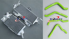 Aluminum Radiator & Silicone Hose for Kawasaki KX125 KZ125 (1990-1991)