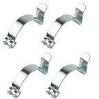 Set of 4 Air Filter Clips for Hyundai - Metal Silver Housing Buckle