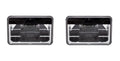 LED Headlight Pair High Beam w Polycarbonate Lens for ULTRALIT 4x6 (1995–2024)