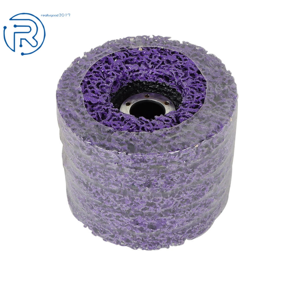 Set of 10 Strip Discs for Angle Grinders (4-1/2 Inch x 7/8 Inch)
