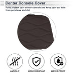 Center Console Cover with Storage Bag for BMW X5 G05 (2019 - 2023) Dark Brown