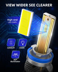 LED Headlight Bulbs Kit H8 H9 H11 for Automotive (5000LM 6500K)