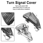 Front Turn Signal Covers for Kawasaki ER-6N EX650 Ninja 650 400R EX400 (2006–2018) Smoke