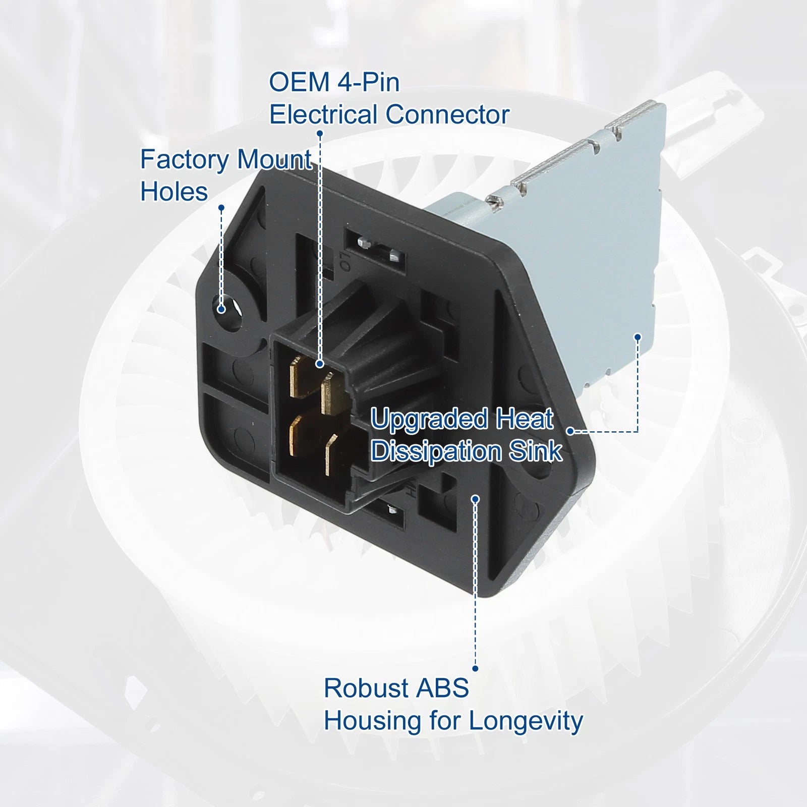 Blower Motor Control Module Resistor NO. 971281R000 for Hyundai Accent (2012–2017)
