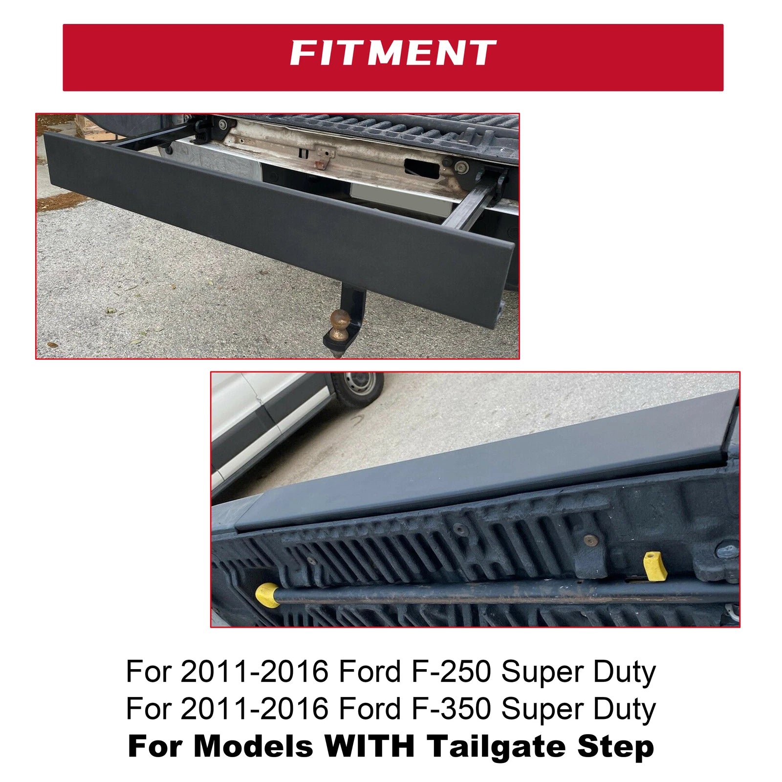 Tailgate Step Cover Trim for Ford F250 (2011-2016)
