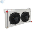 4 Row Radiator + Fan Shroud for Chevy C/K 10 20 30 Pickup Suburban (1967–1972)