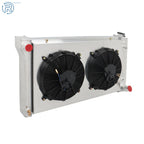 4 Row Radiator + Fan Shroud for Chevy C/K 10 20 30 Pickup Suburban (1967–1972)