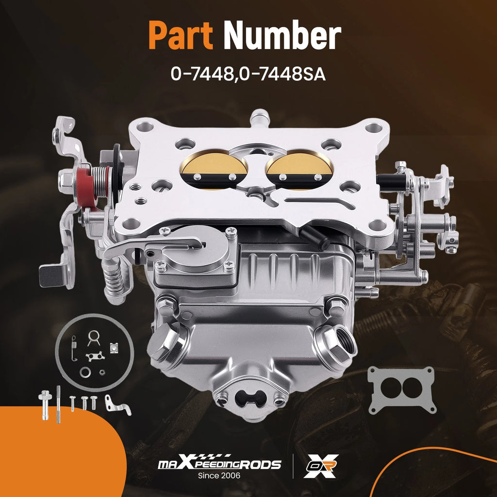 2 Barrel Carburetor with Gasket for Chevy 350 CFM (0-7448)