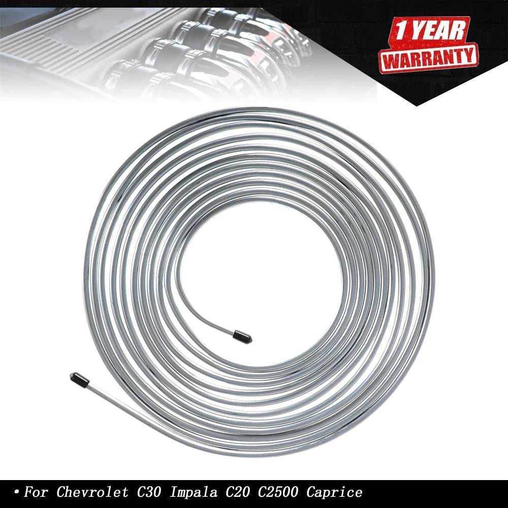 Zinc-Coated Brake Line for Chevrolet C30 Impala C20 C2500 Caprice (25 FT)