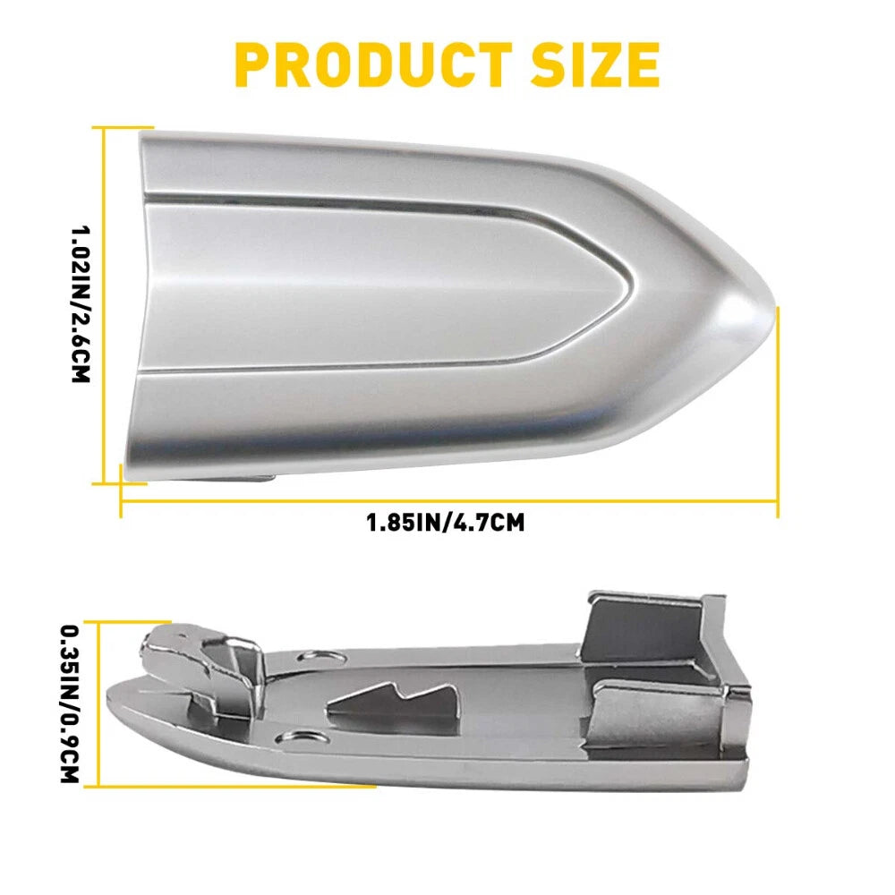 Chrome Exterior Door Lock Handle Cap Cover for Cadillac XTS ATS CTS CT6 (2013â2019)