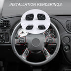 Set of 4 Steering Wheel Radio Volume Control Switches for GM Trucks