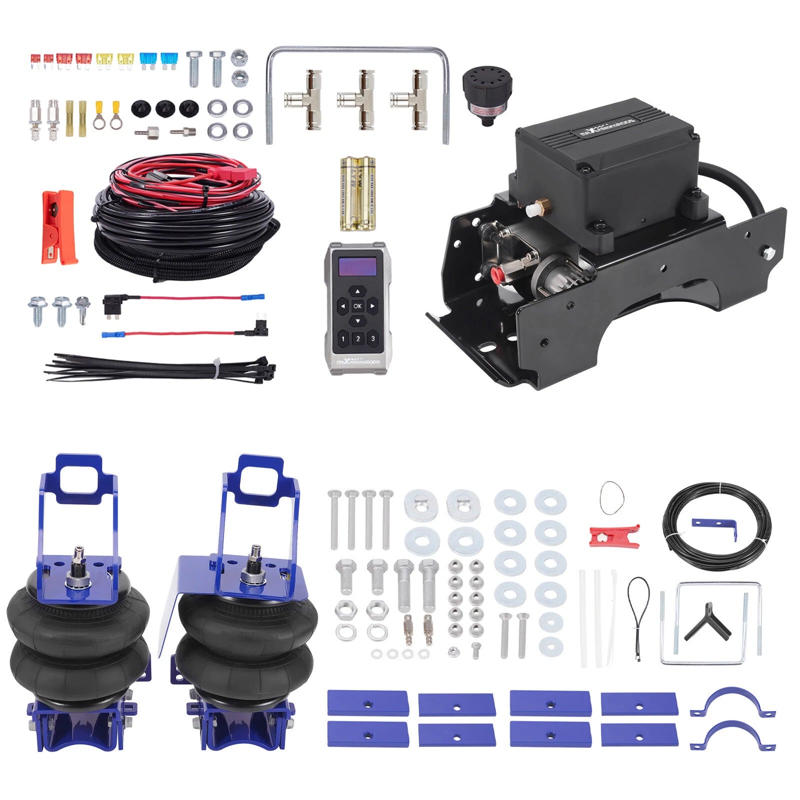 Air Spring Kit with Wireless Controller for Ford F-250 F-350 (2008–2010)