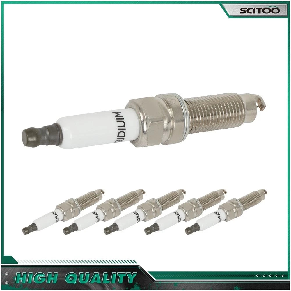 Set of 6 Iridium Spark Plugs for Porsche Cayenne V6 3.6L (2011–2018)