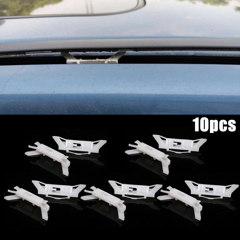 10pcs Roof Weather Strip Moulding Clips for Car (Universal Fit)