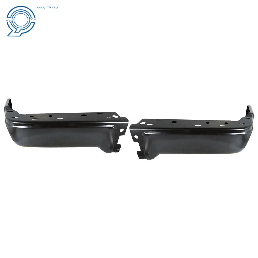 Steel Rear Step Bumper Face Bar Ends for Ford F150 (2009–2014) Matte Black
