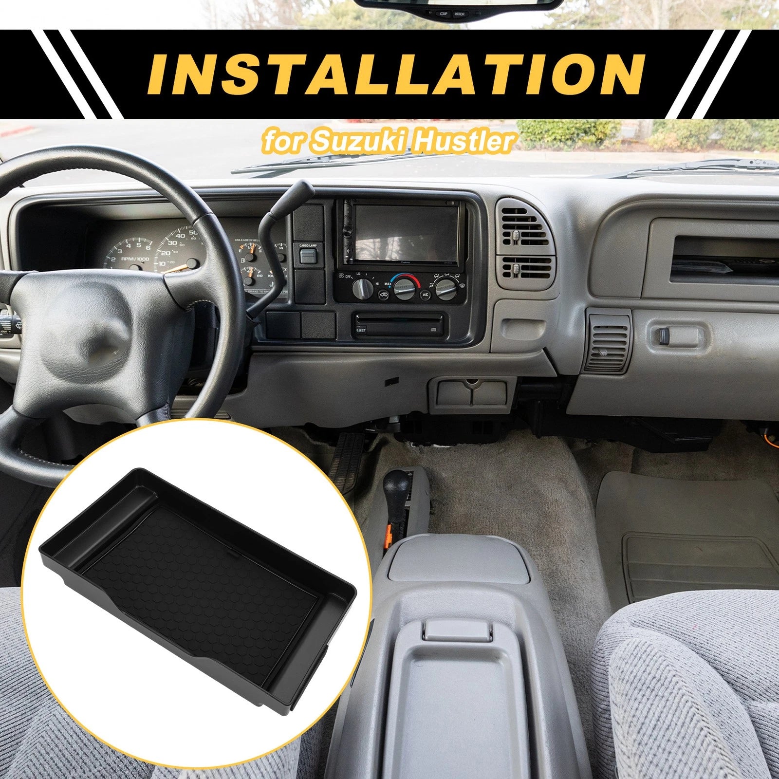 Center Console Armrest Organizer Tray for Suzuki Hustler (2014–2023)