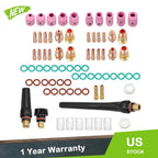 81PCS TIG Welding Torch Accessories for Various Models (YYYY–YYYY)