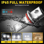 2X AUXITO M3 9004 LED Headlight Bulbs for