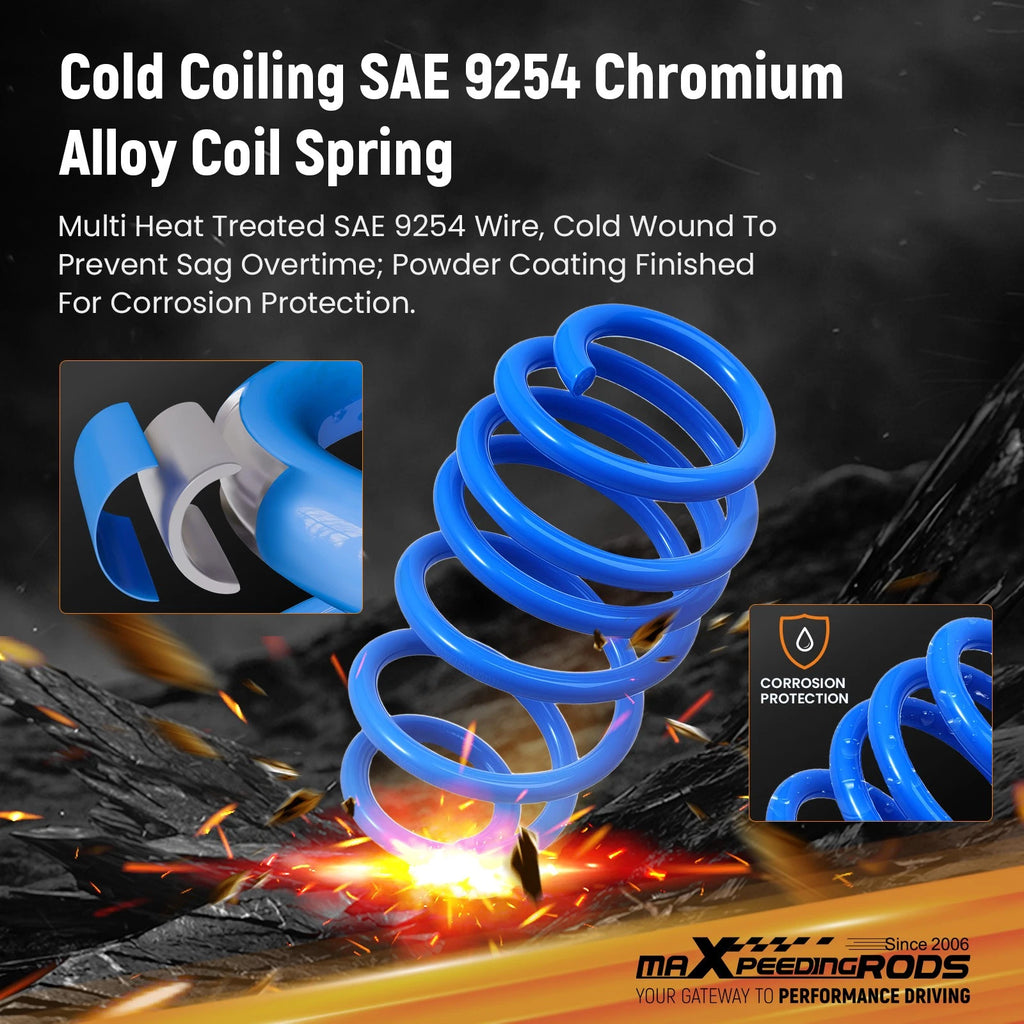 Set of 4 Sport Lowering Springs for Honda Accord (2018–2024)