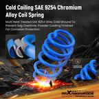Set of 4 Sport Lowering Springs for Honda Accord (2018–2024)