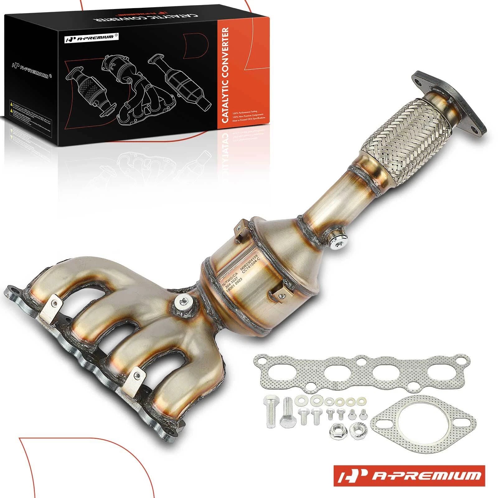Front Catalytic Converter with Exhaust Manifold for Ford Fiesta (2011–2019)