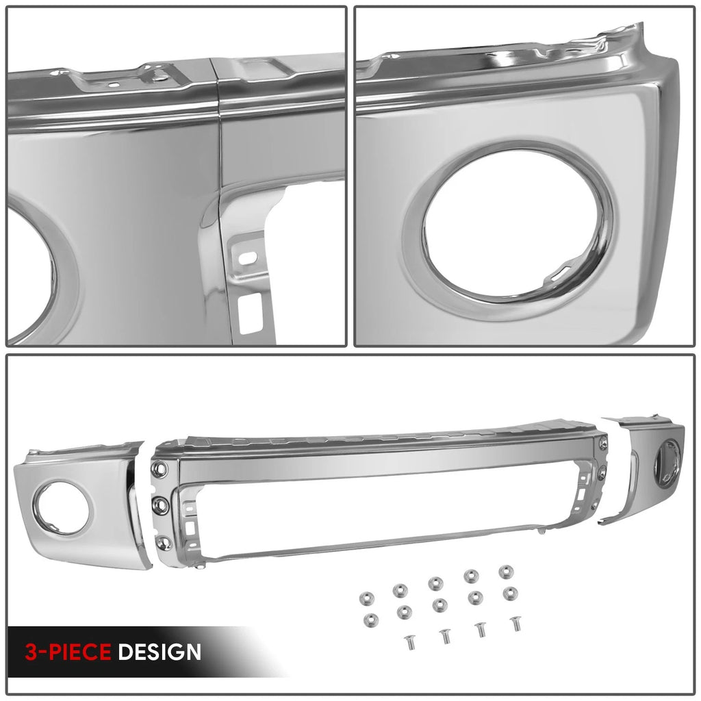 Chrome Front Bumper Cover for Toyota Tundra (2007–2013)