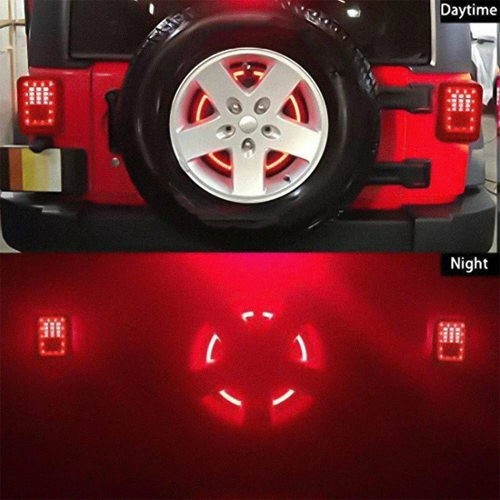 LED Third Brake Light Ring for Jeep Wrangler (1986–2019)