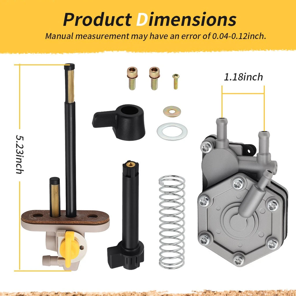 Fuel Pump + Fuel Valve Petcock for Polaris Magnum Scrambler Big Boss (1995–2005)