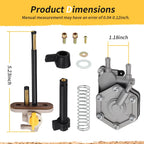 Fuel Pump + Fuel Valve Petcock for Polaris Magnum Scrambler Big Boss (1995–2005)