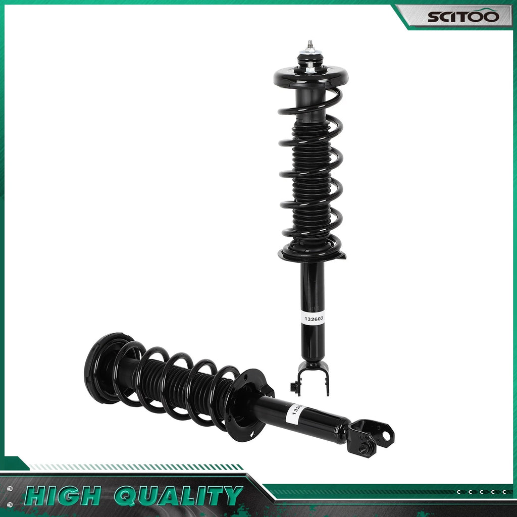 Rear Complete Struts w/ Coil Springs Assembly for Acura TSX TL (2009–2012)