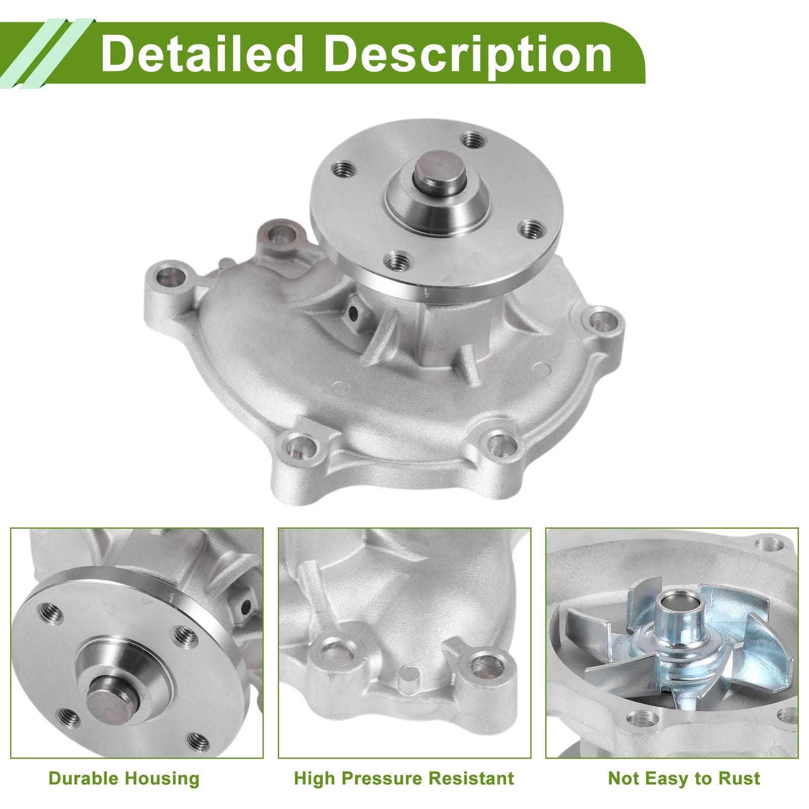 Engine Water Pump for Hyundai Terracan (2001–2007) No. 251004X800