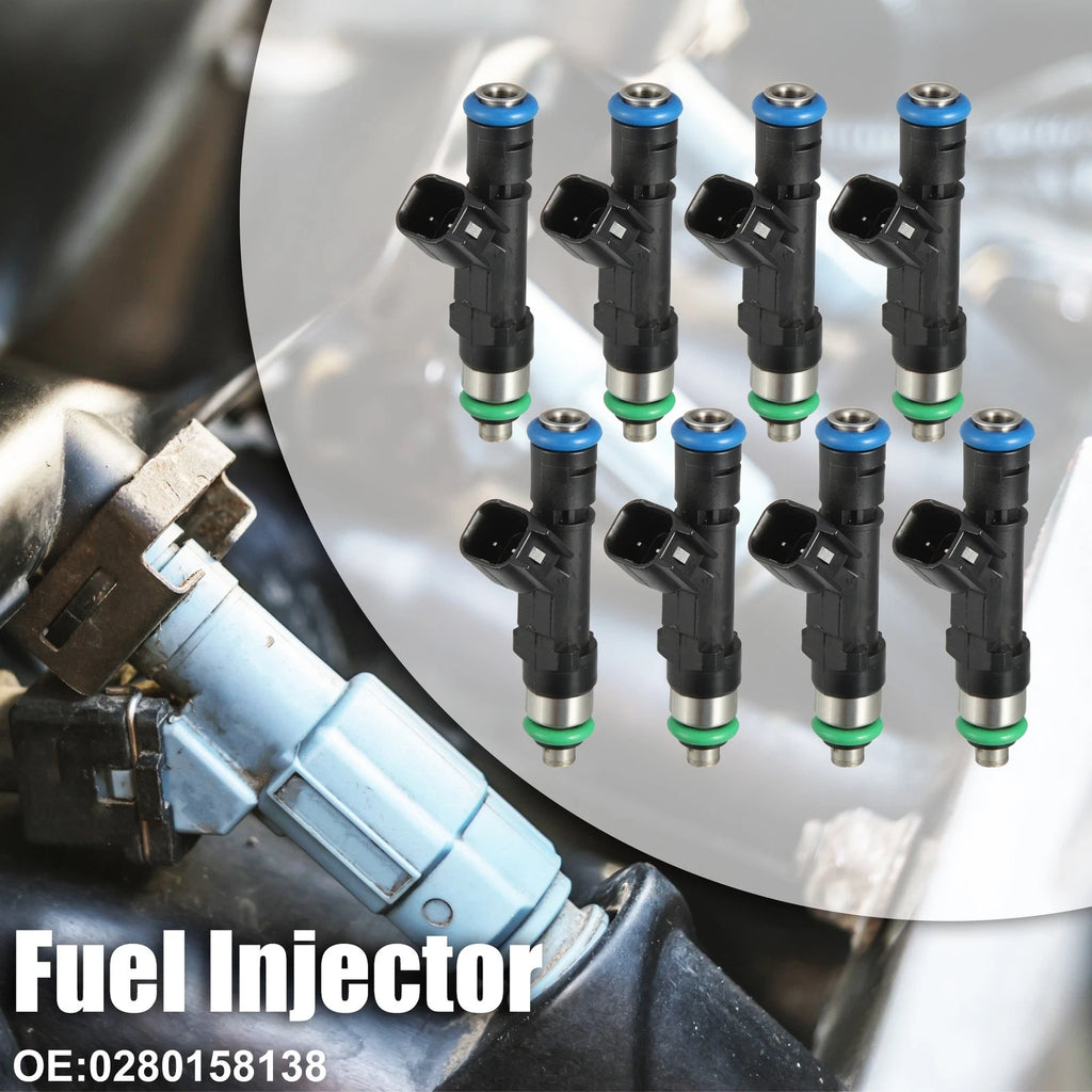 8Pcs Fuel Injector 0280158138 for Ford F-150 F-250 F-350 (2007–2010) 5.4L