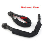 2X 1/2" Synthetic Soft Shackle Recovery Straps 38000 LBs for Winch Rope