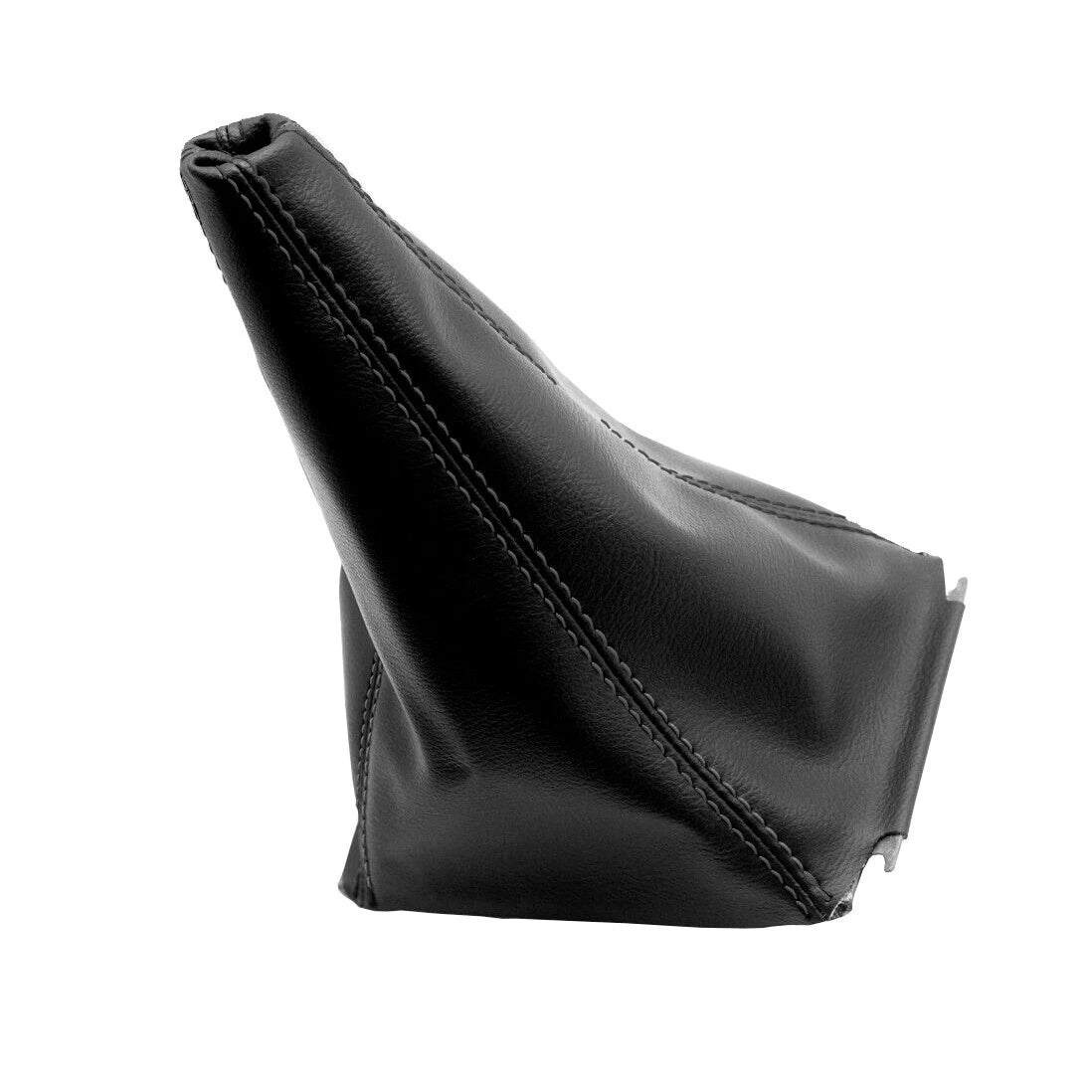Manual Shift Boot for Jeep Wrangler (2003–2006) Gray Stitch Leather Synthetic